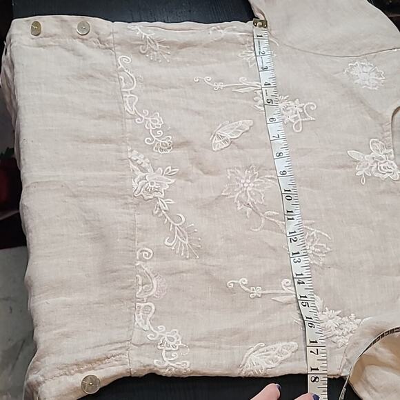 Lungo L'Arno linen blouse - Picture 7 of 7